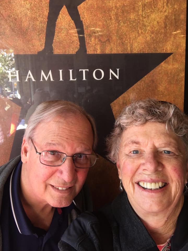 Jack Aiello and wife at Hamilton