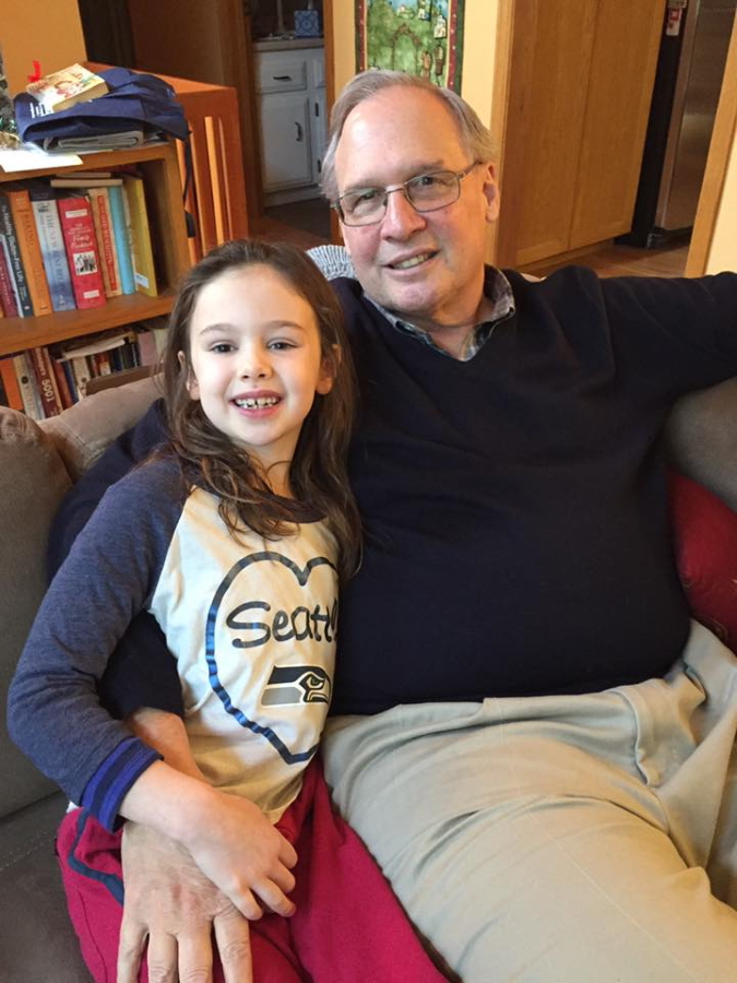 Jack Aiello with granddaughter Dec 2016
