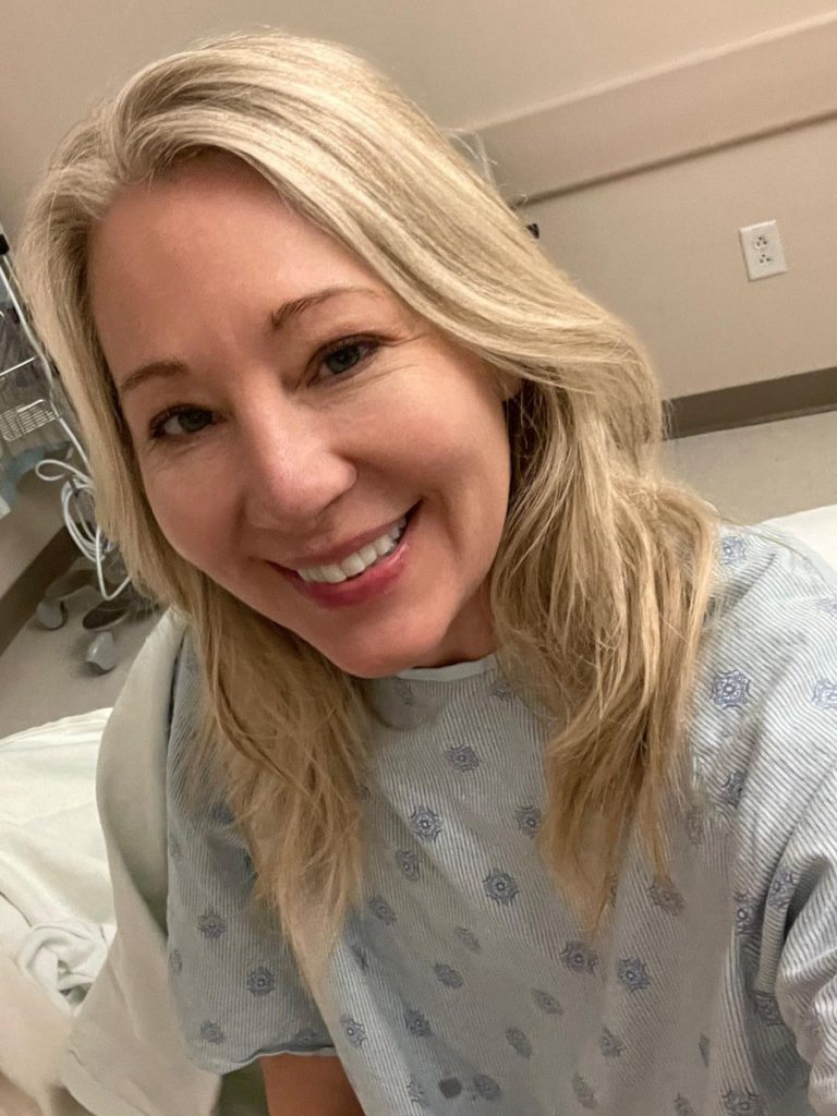 Karen R. in the hospital