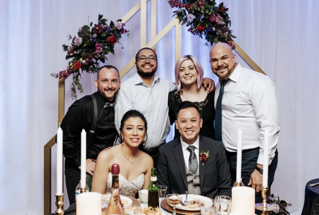 Chelsey attended a wedding after finishing chemo