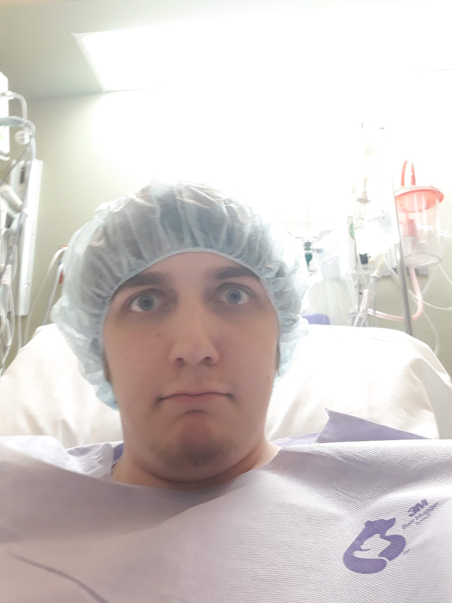 Ben had laparoscopic surgery and an orchiectomy 
