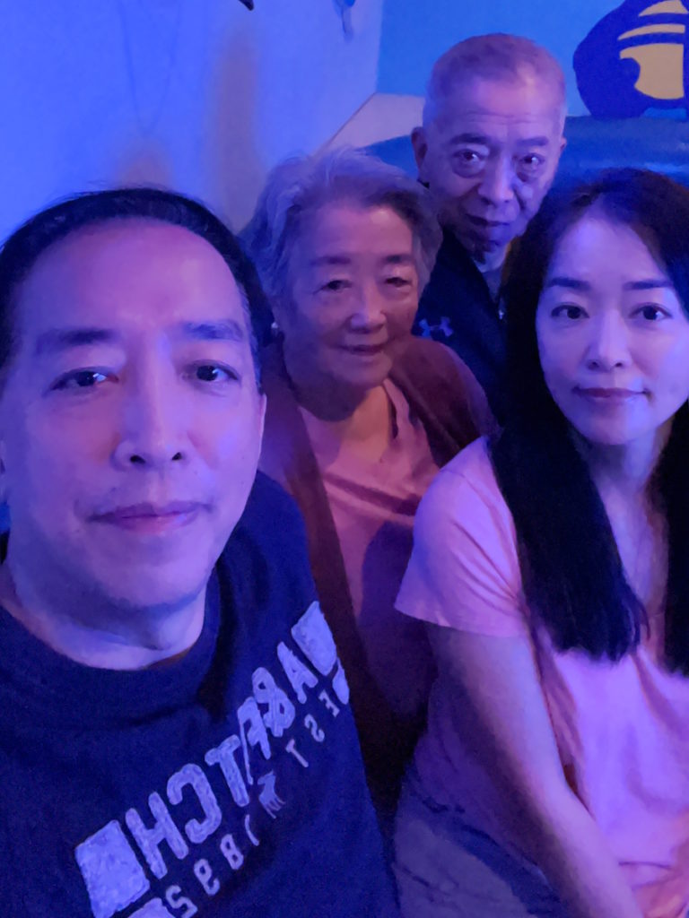 Cathy T. family karaoke night