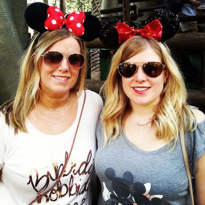 After her diagnosis, Jenn went to Disney World