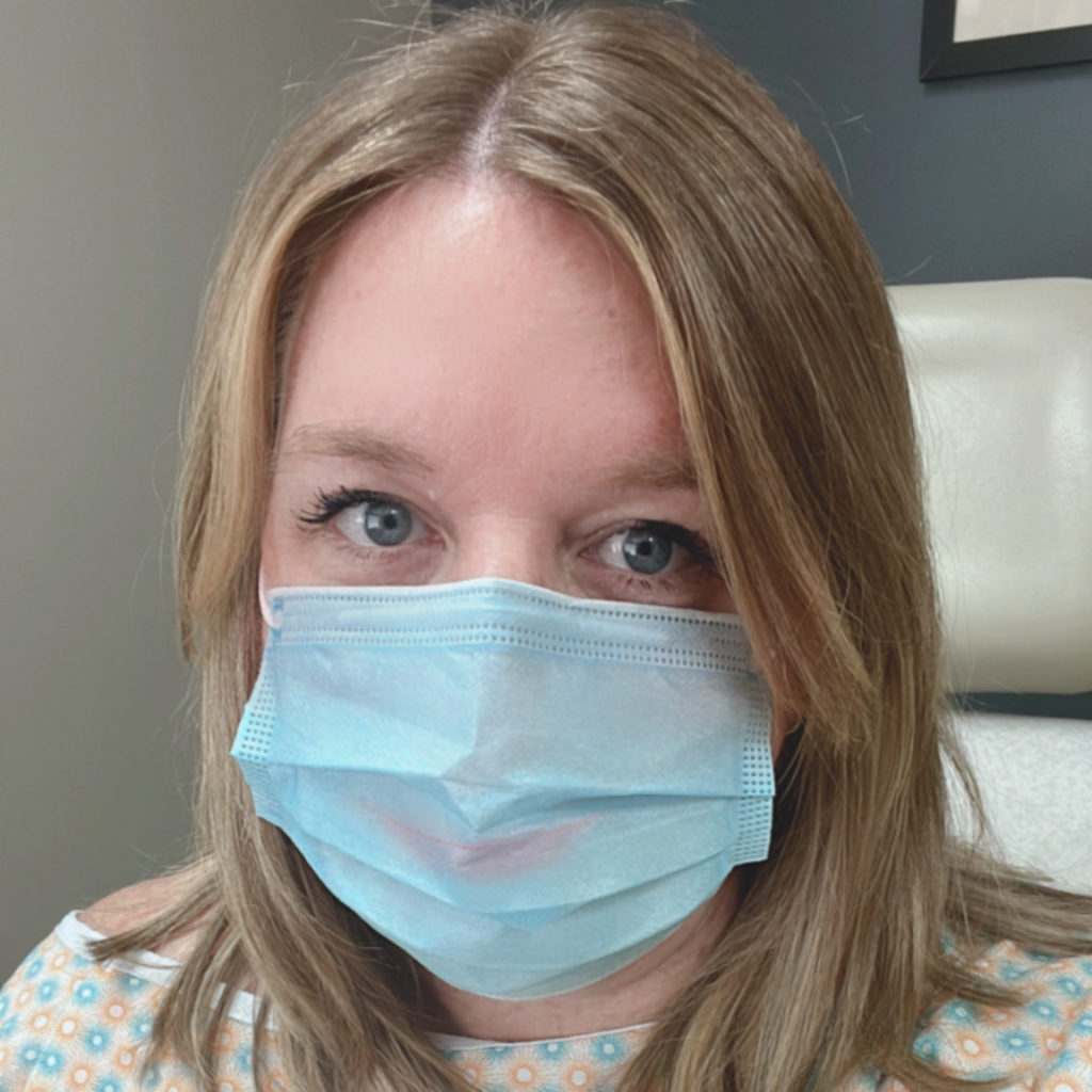 Jenn was diagnosed with stage 1b melanoma