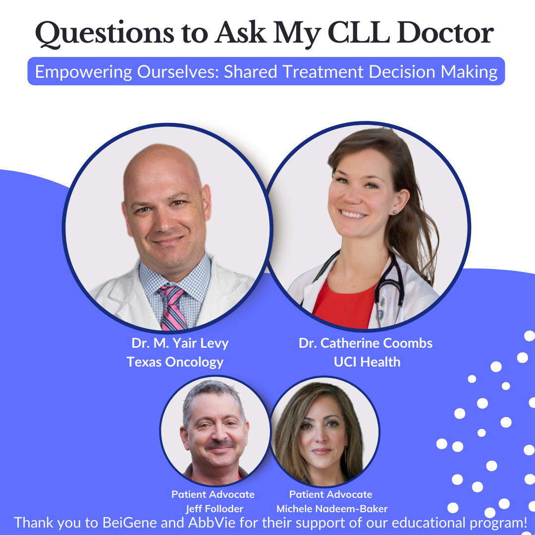 Doctors and patients discuss empowering CLL patients in shared decision making