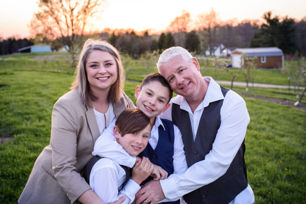 Keith talked to his children about his cancer diagnosis 