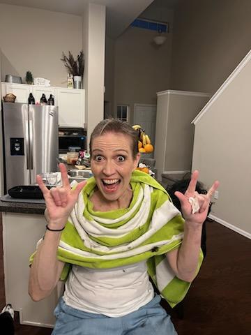 Sherri experienced hair loss after chemo