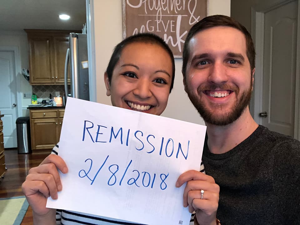 Stepheni got engaged when she learned she was in remission