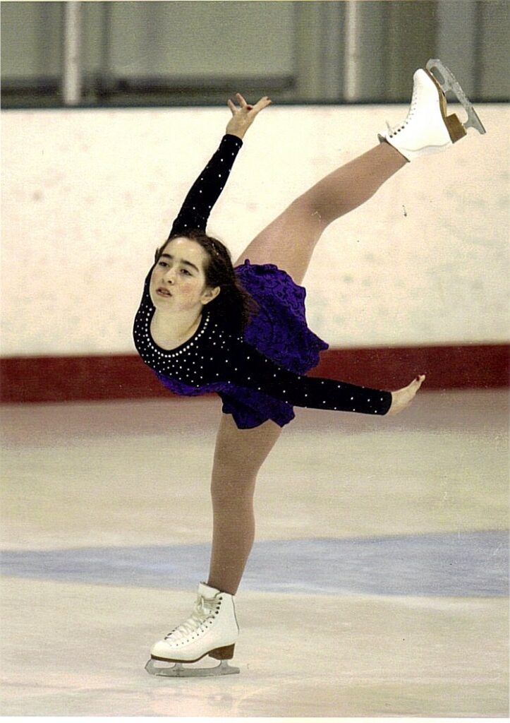 Maddie skating