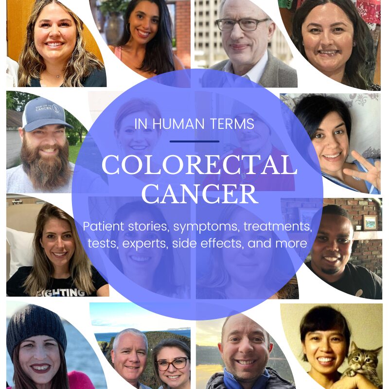 colorectal cancer patients who bravely tell their cancer stories to raise awareness and help other colorectal cancer patients.