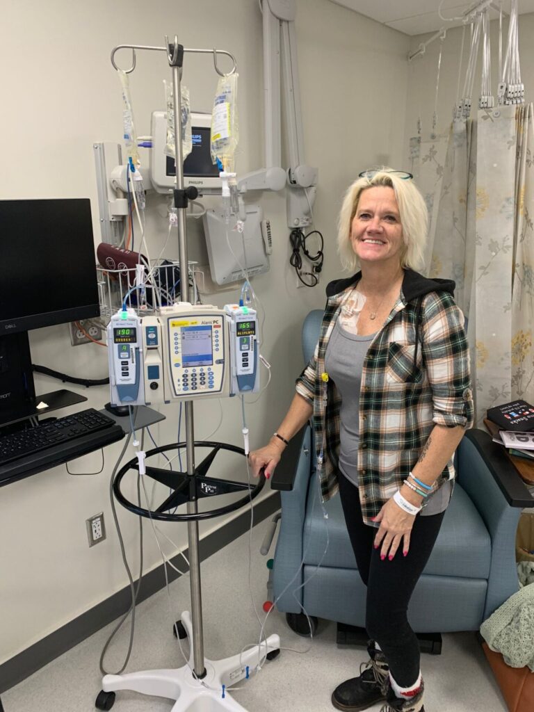 Kelly talks about the difficulties of chemo