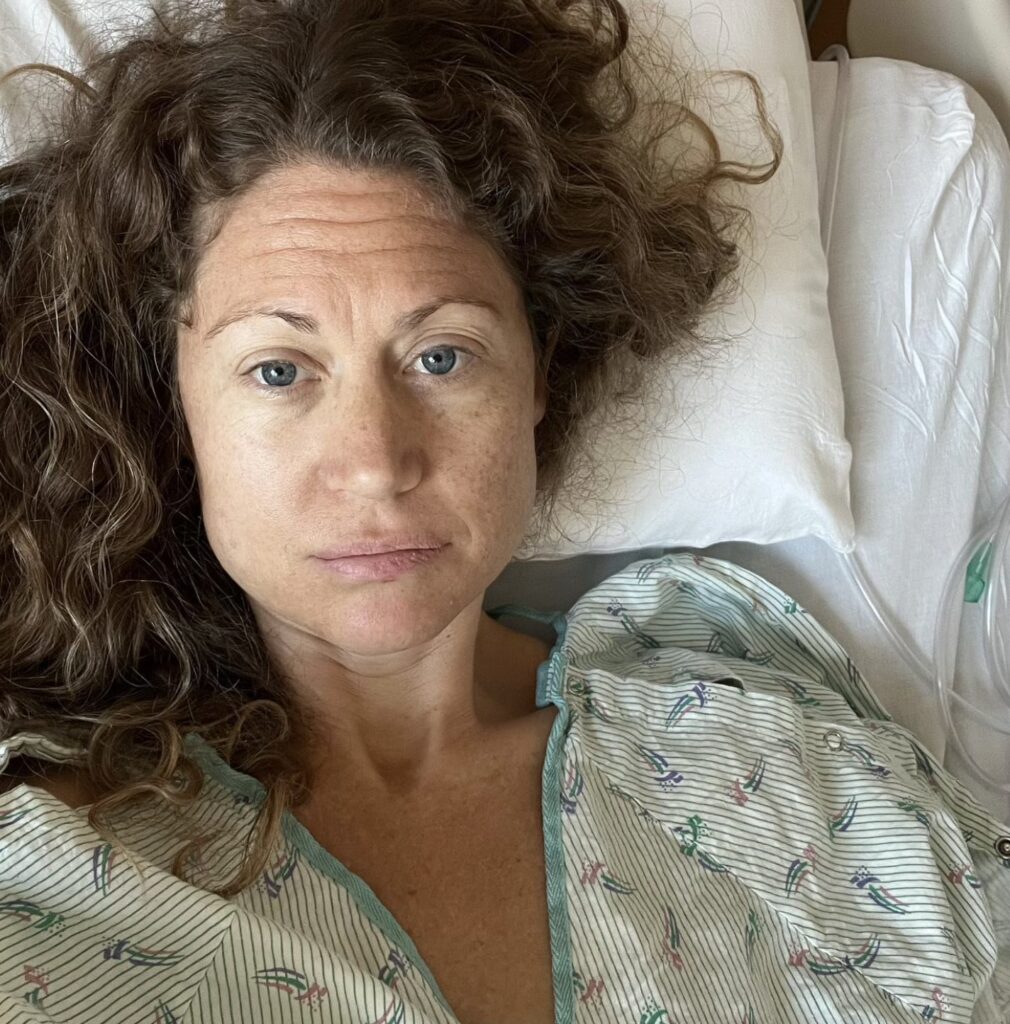 Amanda post surgery