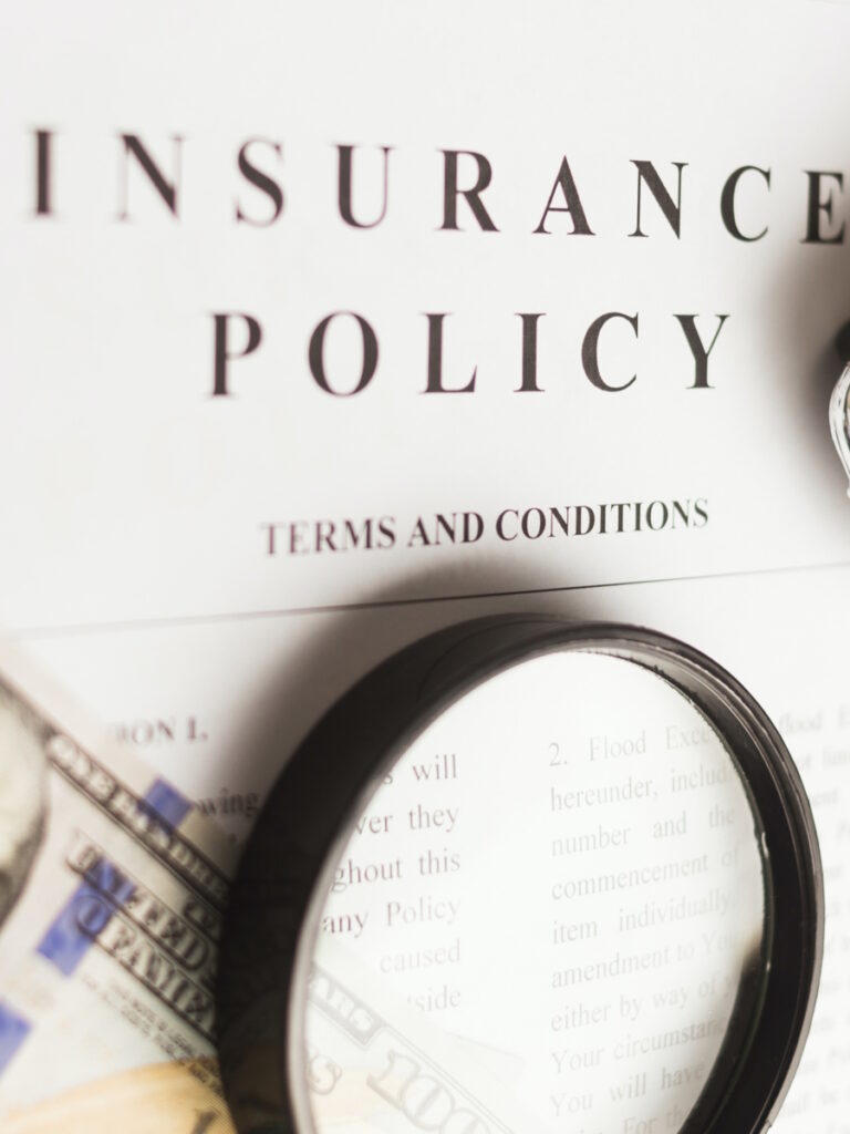 insurance policy TOC