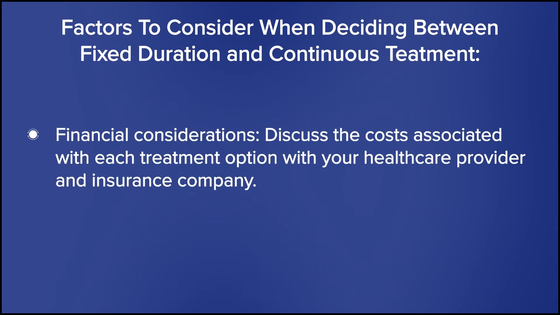 CLL 360 - Shared Treatment Decision-Making