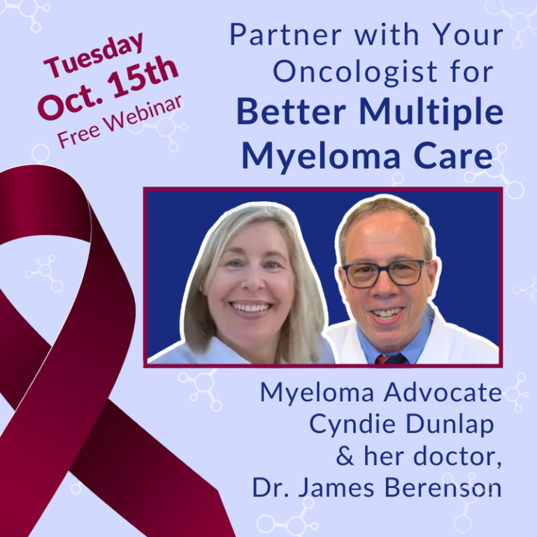 Partnering with Your Oncologist for Better Multiple Myeloma Care