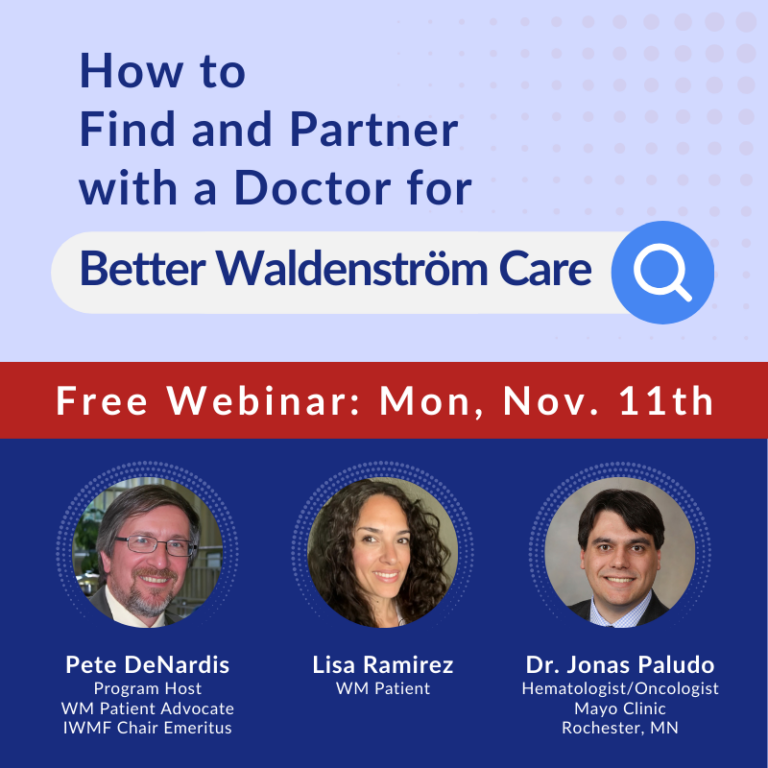 Finding and Partnering with a Doctor for Better Waldenström Care