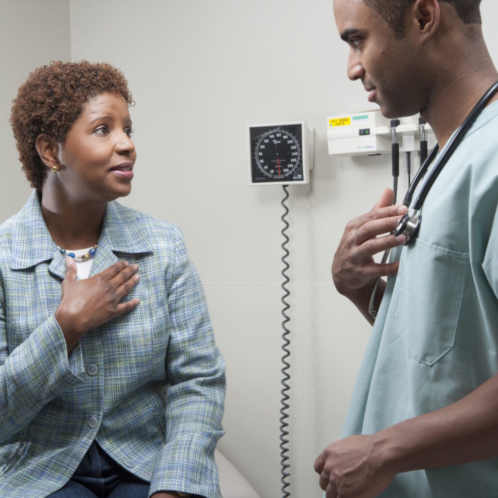 patient with doctor