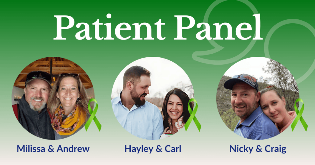Follicular lymphoma patients and care partners