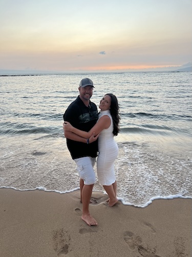 Blair and Kyle D. brain cancer care partner