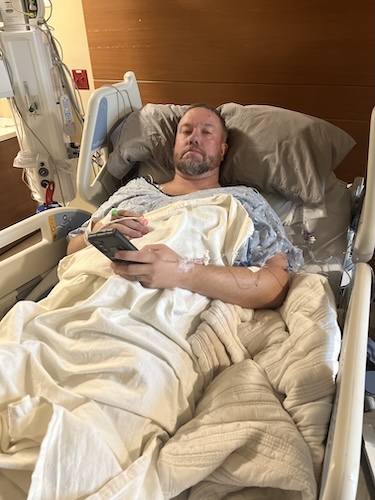 Blair and Kyle D. brain cancer care partner