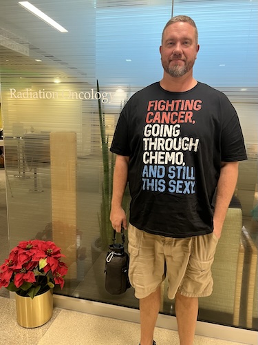 Blair and Kyle D. brain cancer care partner