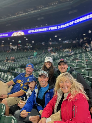 Blair and Kyle D. brain cancer care partner