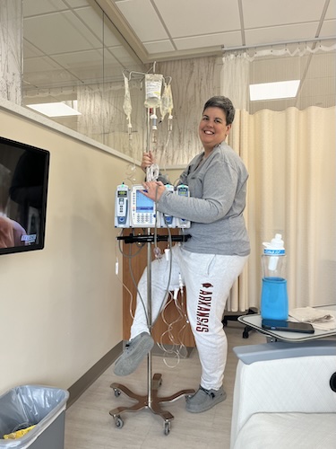 Kim C. stage 2B ovarian cancer