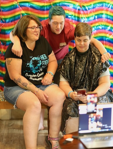 Kim C. stage 2B ovarian cancer