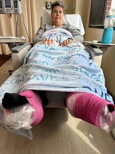Kim C. stage 2B ovarian cancer