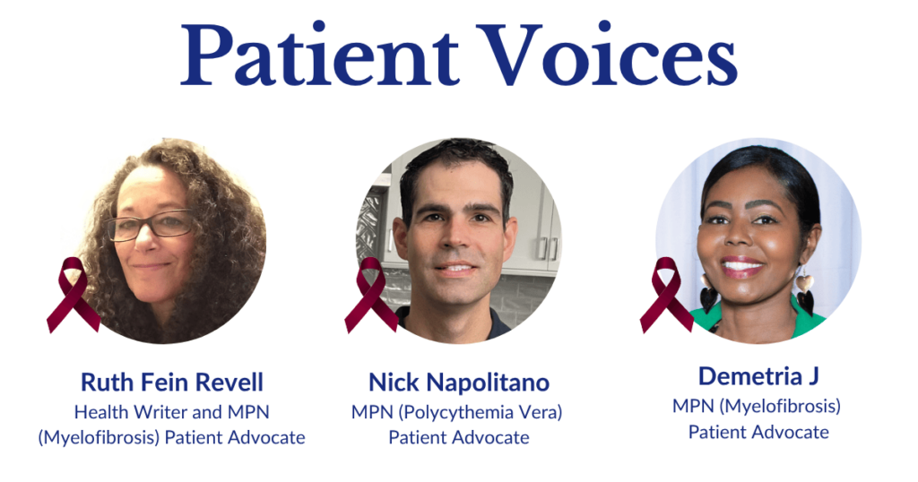 MPN Symptom Tracker webinar patient panel