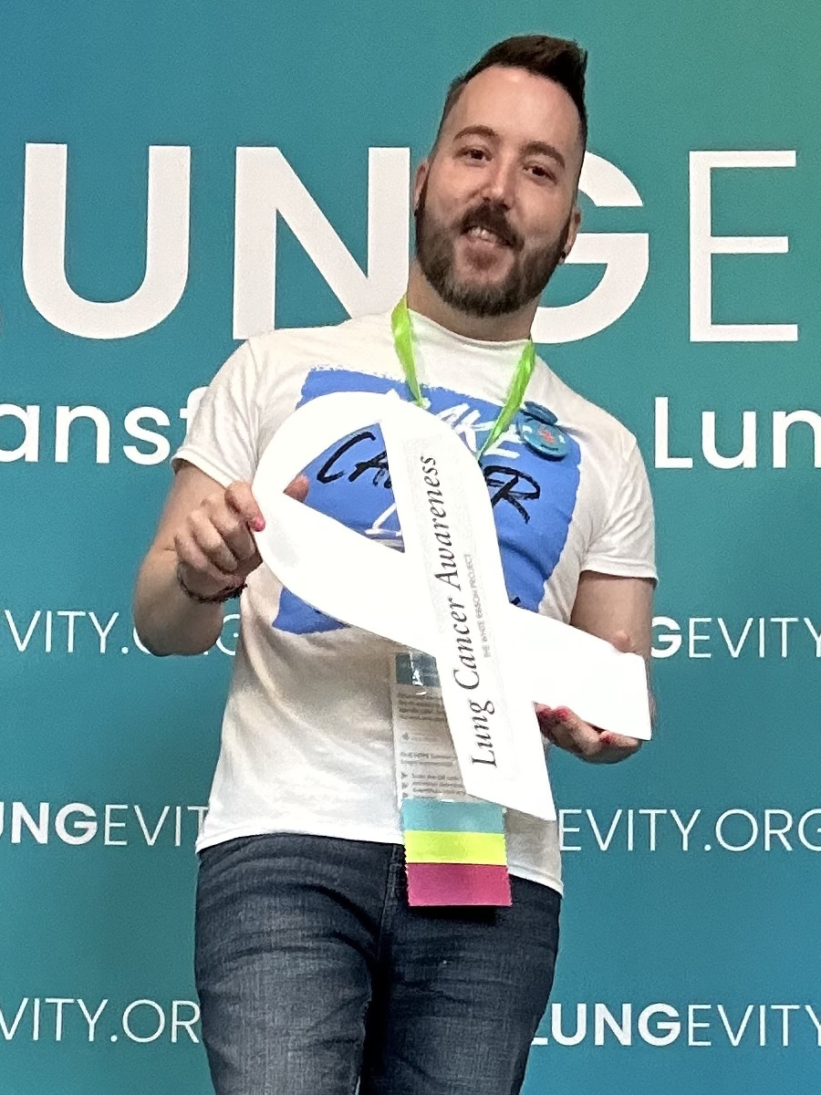 Wyatt D. stage 4 non-small cell lung cancer with KRAS G12D mutation