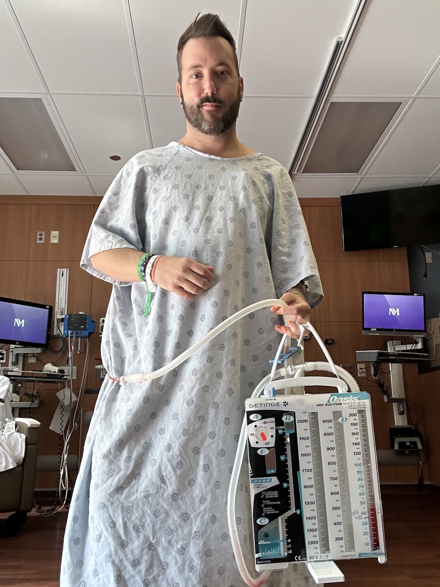 Wyatt D. stage 4 non-small cell lung cancer with KRAS G12D mutation