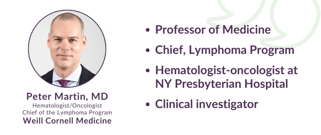 follicular lymphoma top questions answered by Dr. Peter Martin Weill Cornell Medicine