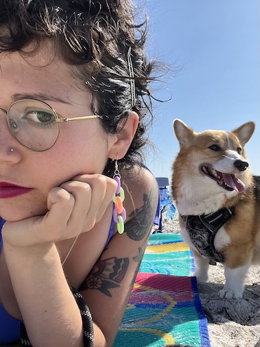 Drea C. stage 4 ROS1+ lung cancer