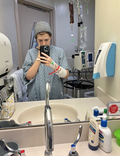 Drea C. stage 4 ROS1+ lung cancer