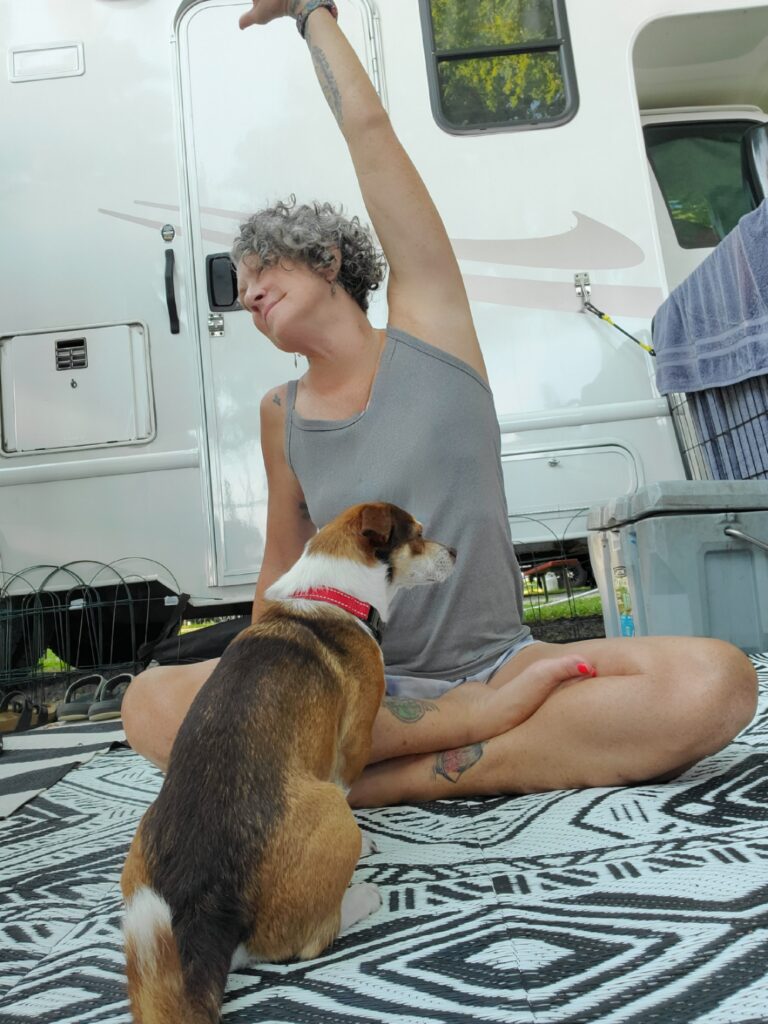 Lysa B. stage 4 ROS1+ lung cancer