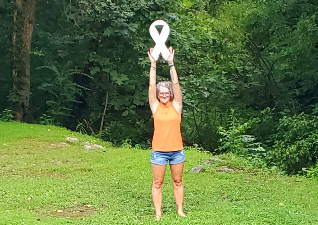 Lysa B. stage 4 ROS1+ lung cancer