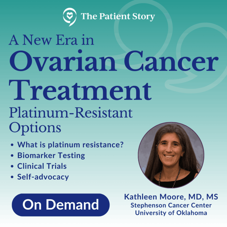 ovarian cancer treatments webinar with Dr. Kathleen Moore
