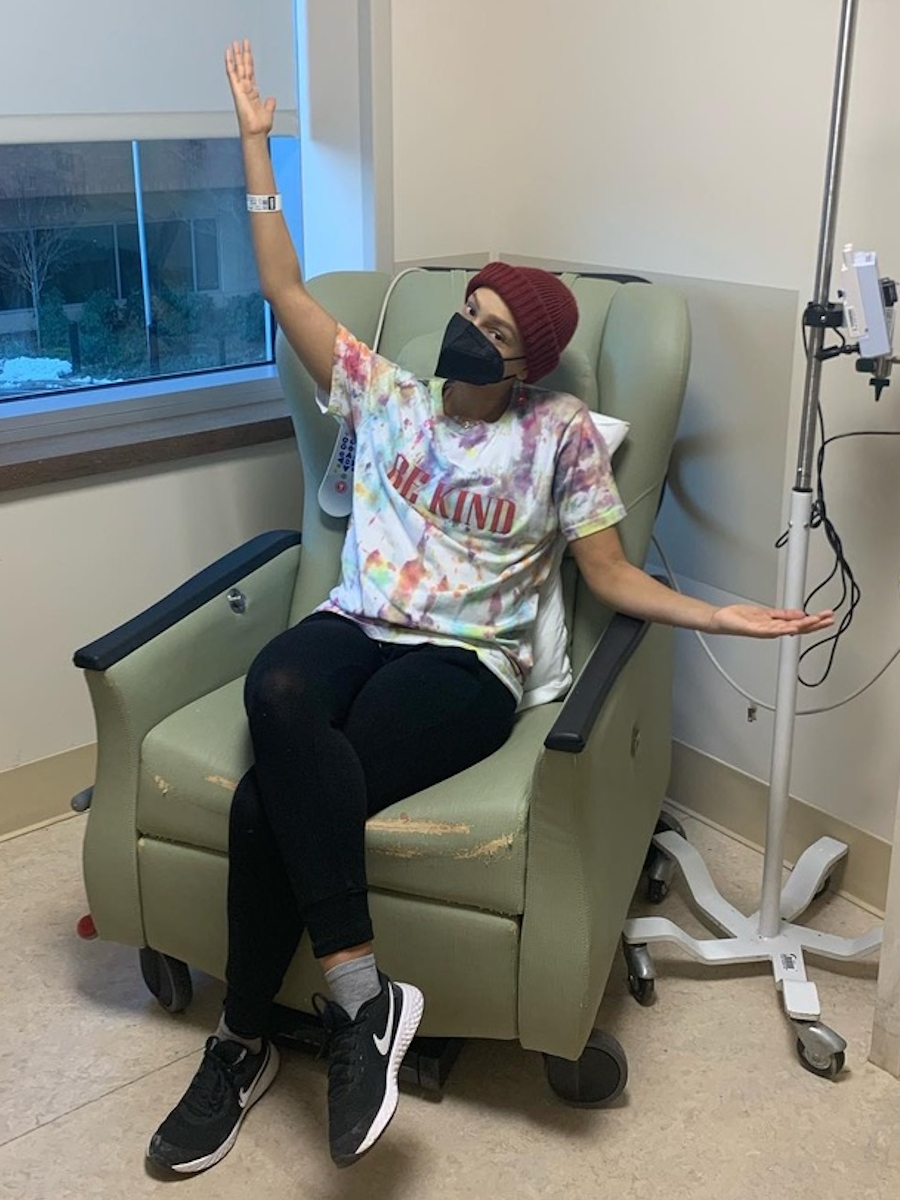 Amina V. stage 4B Hodgkin's lymphoma