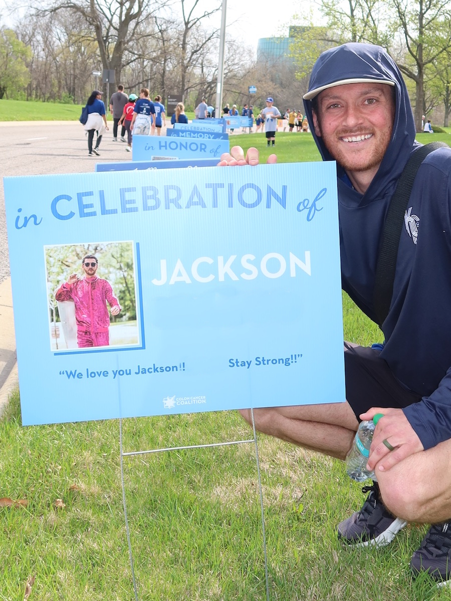 Jackson L. stage 4 colon cancer with BRAF mutation
