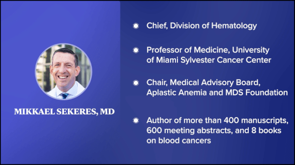 MDS - Moving Beyond the Transfusion Chair