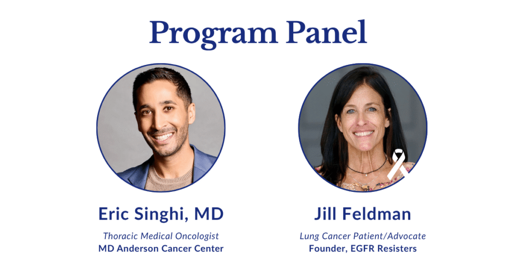 Jill Feldman interviews Dr. Eric Singhi about Lung Cancer Comprehensive biomarker testing to guide lung cancer treatment