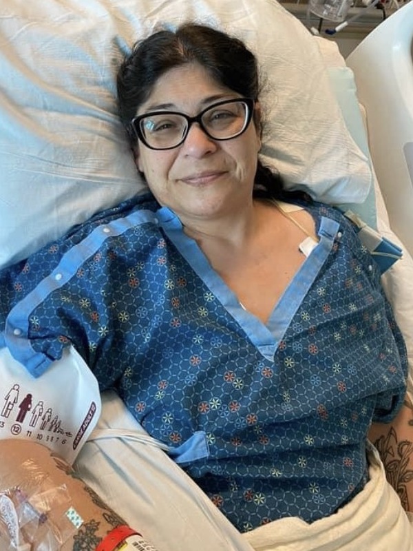 Roxanne C. stage 3 EGFR+ non-small cell lung cancer