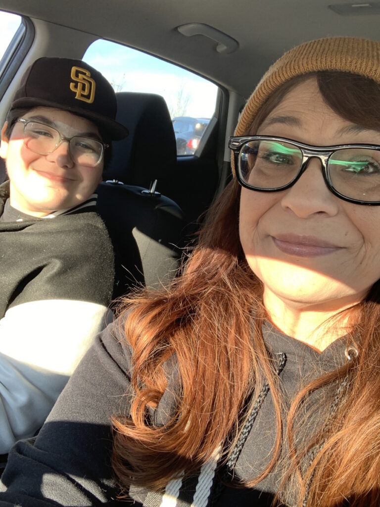 Roxanne C. stage 3 EGFR+ non-small cell lung cancer