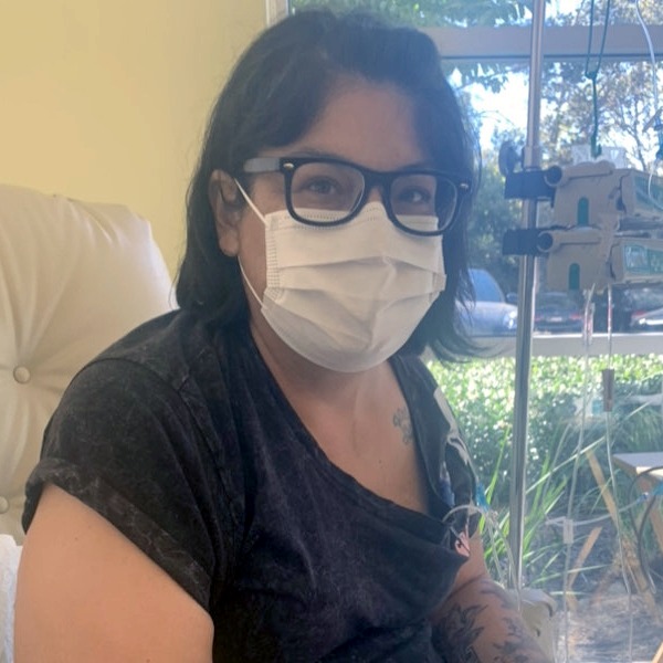 Roxanne C. stage 3 EGFR+ non-small cell lung cancer