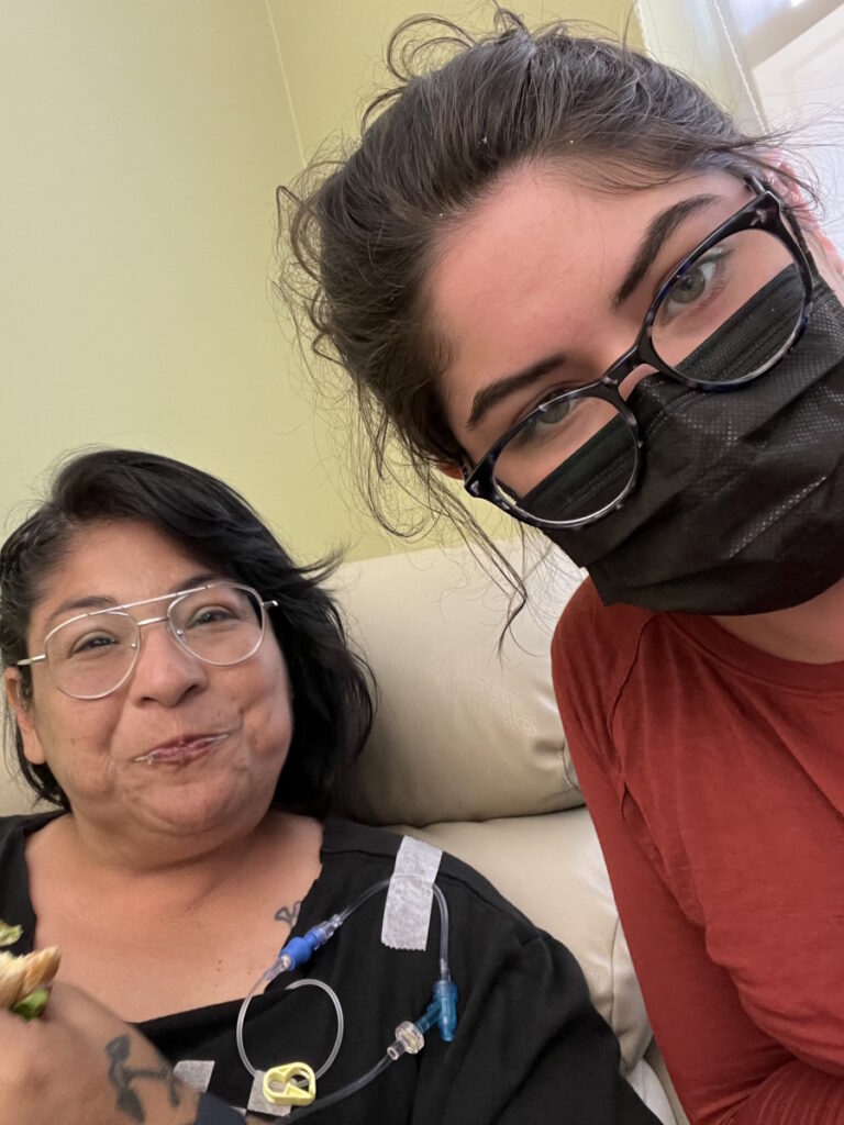 Roxanne C. stage 3 EGFR+ non-small cell lung cancer